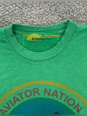 Aviator Nation Crop T Green